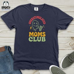 Moms Club Heavy Cotton Comfort Colors Tee Gift For Mom