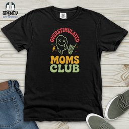 Moms Club Heavy Cotton Comfort Colors Tee Gift For Mom