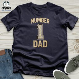 Number 1 Dad Unisex T Shirt Gift For Dad