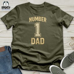 Number 1 Dad Unisex T Shirt Gift For Dad
