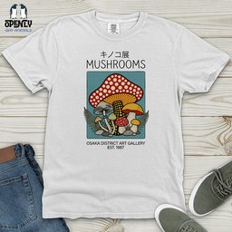 Mushrooms Heavy Cotton Comfort Colors Tee Gift For Animal Lover