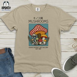 Mushrooms Heavy Cotton Comfort Colors Tee Gift For Animal Lover