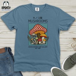Mushrooms Heavy Cotton Comfort Colors Tee Gift For Animal Lover