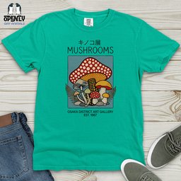 Mushrooms Heavy Cotton Comfort Colors Tee Gift For Animal Lover