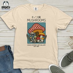 Mushrooms Heavy Cotton Comfort Colors Tee Gift For Animal Lover