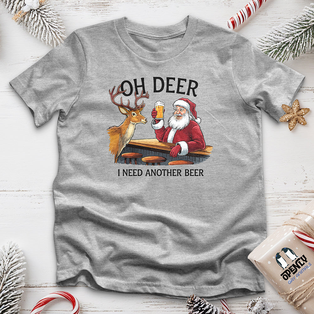 Oh Deer I Need Another Beer Unisex T Shirt Gift For Animal Lover