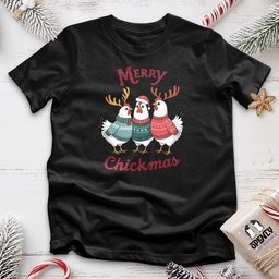 Merry Chickmas Unisex T Shirt Gift For Animal Lover