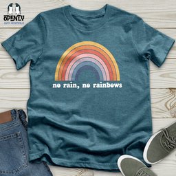 No Rain No Rainbows Unisex T Shirt Gift For Animal Lover