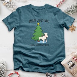 Merry Christmas And New Carpet Unisex T Shirt Gift For Animal Lover