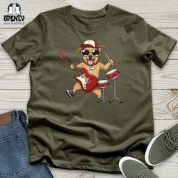 Musician Dog Unisex T Shirt Gift For Dog Lover