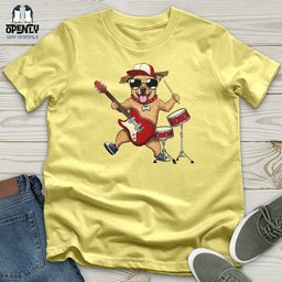 Musician Dog Unisex T Shirt Gift For Dog Lover