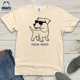 Nice Mutt Heavy Cotton Comfort Colors Tee Gift For Animal Lover