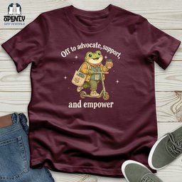 Off To Advocate Unisex T Shirt Gift For Animal Lover