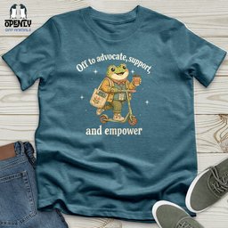 Off To Advocate Unisex T Shirt Gift For Animal Lover