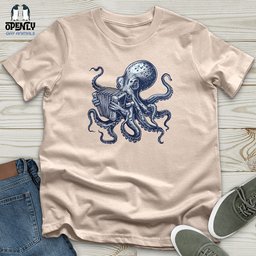 Octopus Accordion Serenade Unisex T Shirt Gift For Animal Lover