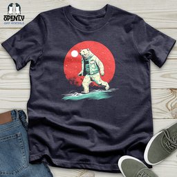 Polar Bear Nightwalk Unisex T Shirt Gift For Animal Lover
