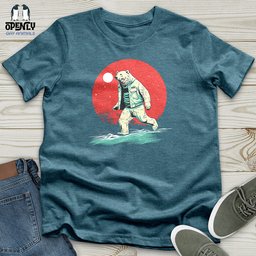 Polar Bear Nightwalk Unisex T Shirt Gift For Animal Lover