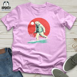 Polar Bear Nightwalk Unisex T Shirt Gift For Animal Lover