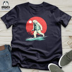 Polar Bear Nightwalk Unisex T Shirt Gift For Animal Lover