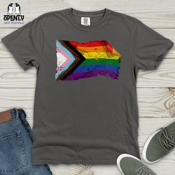 Lgbtq Flag Heavy Cotton Comfort Colors Tee Gift For Animal Lover