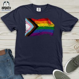Lgbtq Flag Heavy Cotton Comfort Colors Tee Gift For Animal Lover