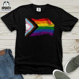 Lgbtq Flag Heavy Cotton Comfort Colors Tee Gift For Animal Lover