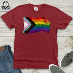Lgbtq Flag Heavy Cotton Comfort Colors Tee Gift For Animal Lover