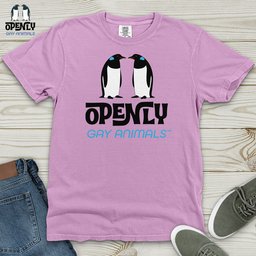 Openlygayanimals Logo Heavy Cotton Comfort Colors Tee Gift For Animal Lover