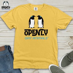 Openlygayanimals Logo Heavy Cotton Comfort Colors Tee Gift For Animal Lover