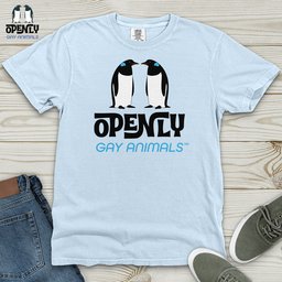 Openlygayanimals Logo Heavy Cotton Comfort Colors Tee Gift For Animal Lover