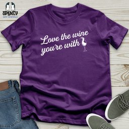 Love The Wine Unisex T Shirt Gift For Animal Lover