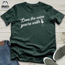 Love The Wine Unisex T Shirt Gift For Animal Lover