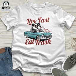 Live Fast Unisex T Shirt Gift For Animal Lover