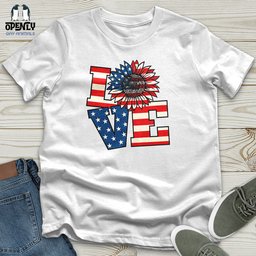 Liberty Love Floral Unisex T Shirt Gift For Animal Lover
