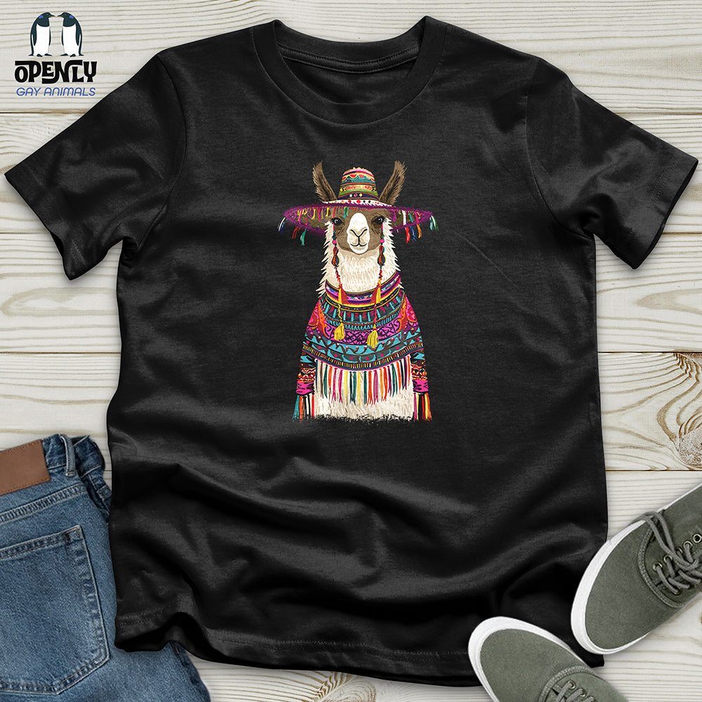 Llama Fiesta Attire Unisex T Shirt Gift For Animal Lover