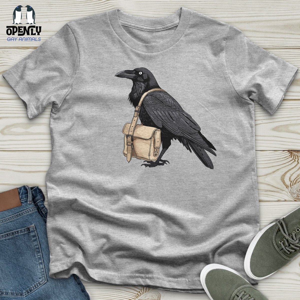 Raven Postal Carrier Unisex T Shirt Gift For Animal Lover