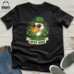 Lucky Duck Unisex T Shirt Gift For Duck Lover