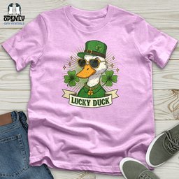 Lucky Duck Unisex T Shirt Gift For Duck Lover