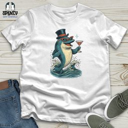 Party Dolphin Softstyle Tee Gift For Animal Lover
