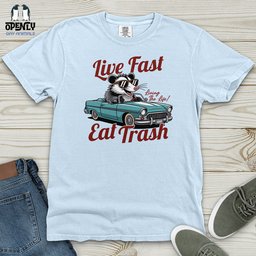 Live Fast Heavy Cotton Comfort Colors Tee Gift For Animal Lover