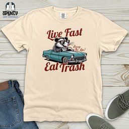 Live Fast Heavy Cotton Comfort Colors Tee Gift For Animal Lover