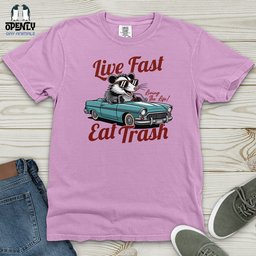 Live Fast Heavy Cotton Comfort Colors Tee Gift For Animal Lover