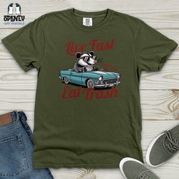 Live Fast Heavy Cotton Comfort Colors Tee Gift For Animal Lover