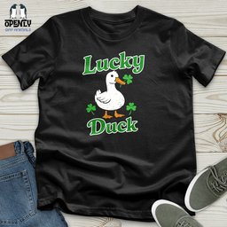 Lucky Duck Unisex T Shirt Gift For Duck Lover