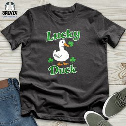Lucky Duck Unisex T Shirt Gift For Duck Lover