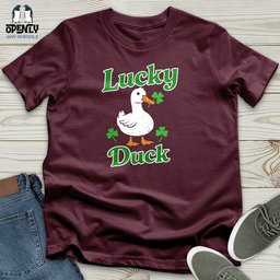 Lucky Duck Unisex T Shirt Gift For Duck Lover