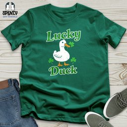 Lucky Duck Unisex T Shirt Gift For Duck Lover