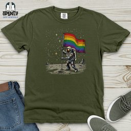Lgbt Gay Pride Rainbow Flag Heavy Cotton Comfort Colors Tee Gift For Animal Lover