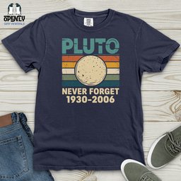Pluto Never Forget Heavy Cotton Comfort Colors Tee Gift For Animal Lover