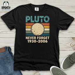 Pluto Never Forget Heavy Cotton Comfort Colors Tee Gift For Animal Lover